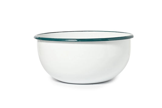 St Clare White Enamel Mixing Bowl