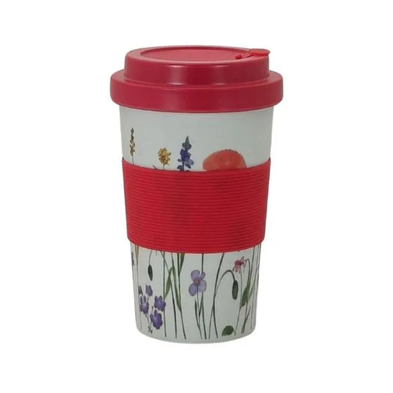 Bamboo Travel Mug Wild Flowers