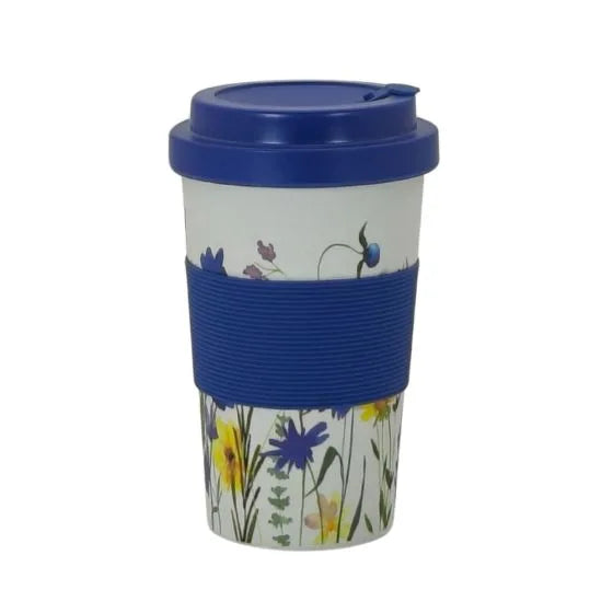 Bamboo Travel Mug Wild Flowers