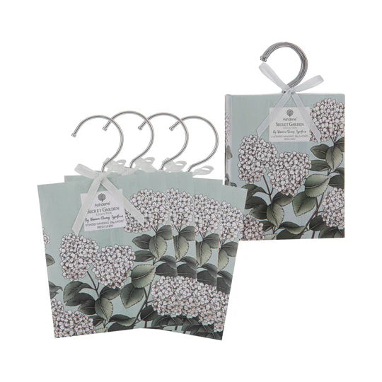 Secret Garden 28g 4pk Fresh Linen Hang Scented Sachet