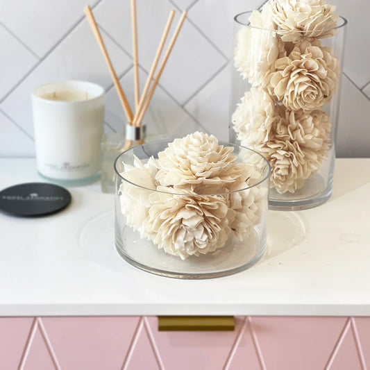 Balsa Wood Scented Flowers - Assorted