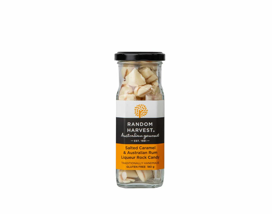 Salted Caramel & Australian Rum Liqueur Rock Candy