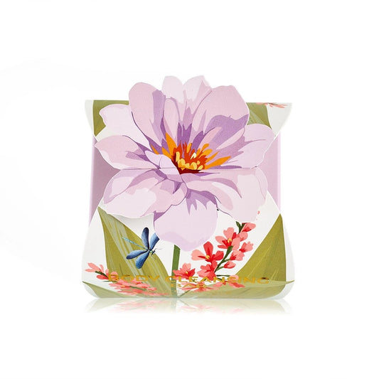 Body Cleansing Bar Gift Box - Mauve Flower
