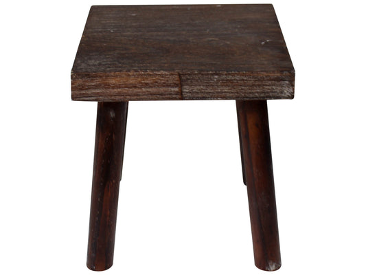 Wood Square Stool