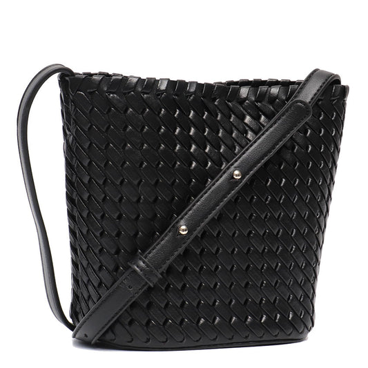 Black Vegan Leather Handbag