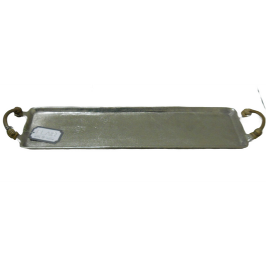 Tray with Rattan Handles