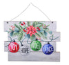 Christmas Plank Wall Plaque - Various