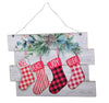 Christmas Plank Wall Plaque - Various