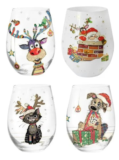 Bug Art Christmas Kooks Glasses - Various