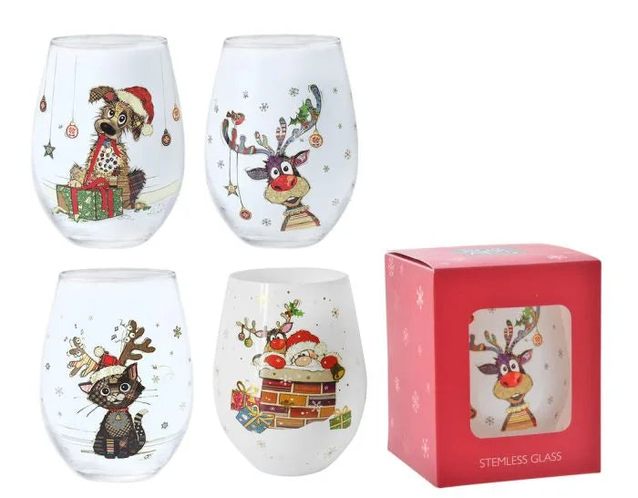 Bug Art Christmas Kooks Glasses - Various