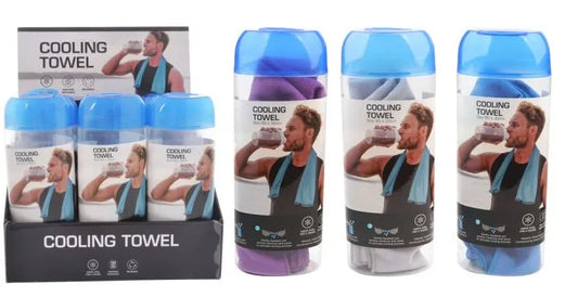 Cooling Towel in Bottle - Various Colours