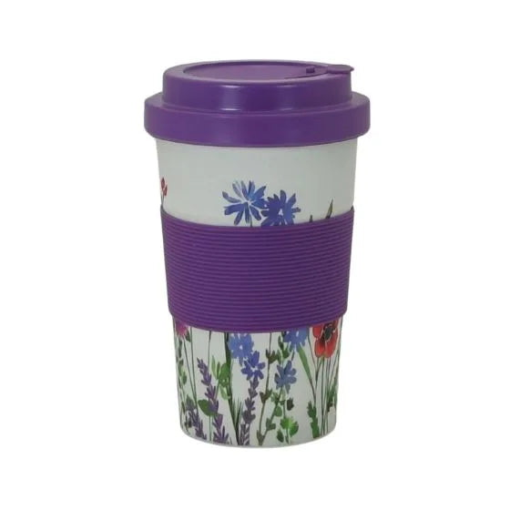 Bamboo Travel Mug Wild Flowers
