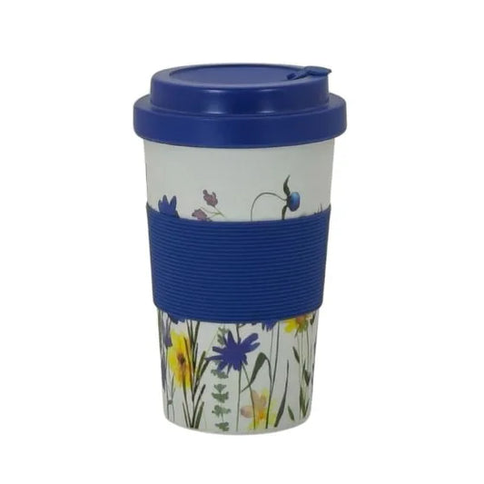 Bamboo Travel Mug Wild Flowers