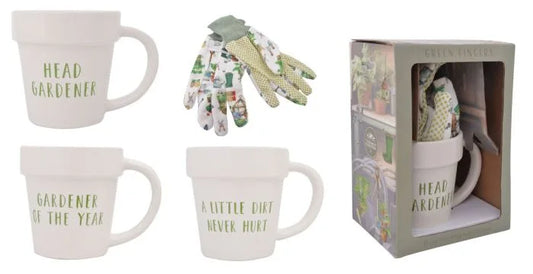 Garden Glove & Mug Set