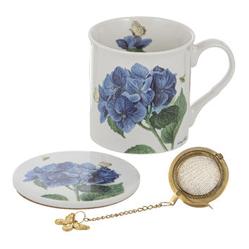 Blue Hydrangea Jenny's Garden 330ml Mug Gift Set