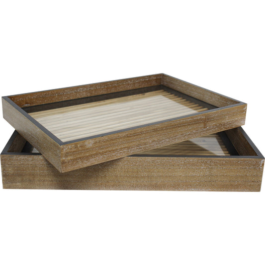 Trays Set of 2 - Boston