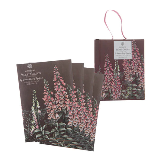 Secret Garden 10g 4pk Sandalwood Scented Sachet