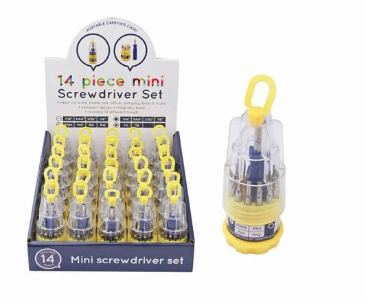 Mini Screwdriver 14pce Set
