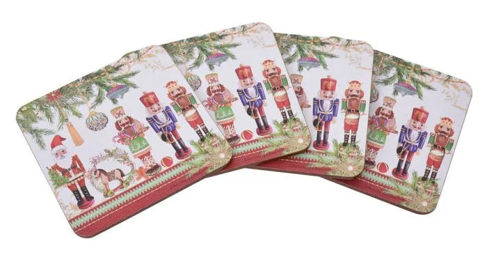 Nutcracker Coasters Set of 4