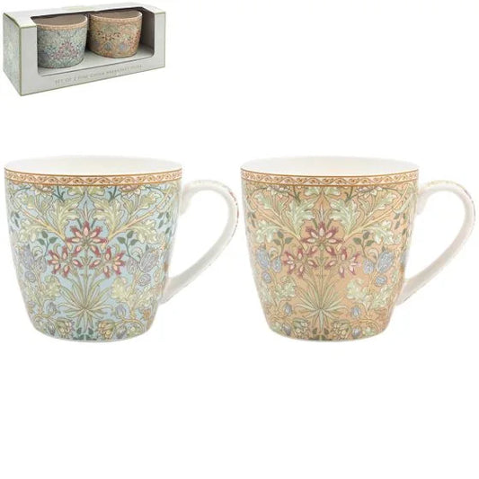 William Morris - Hyacinth Breakfast Mugs Set of 2