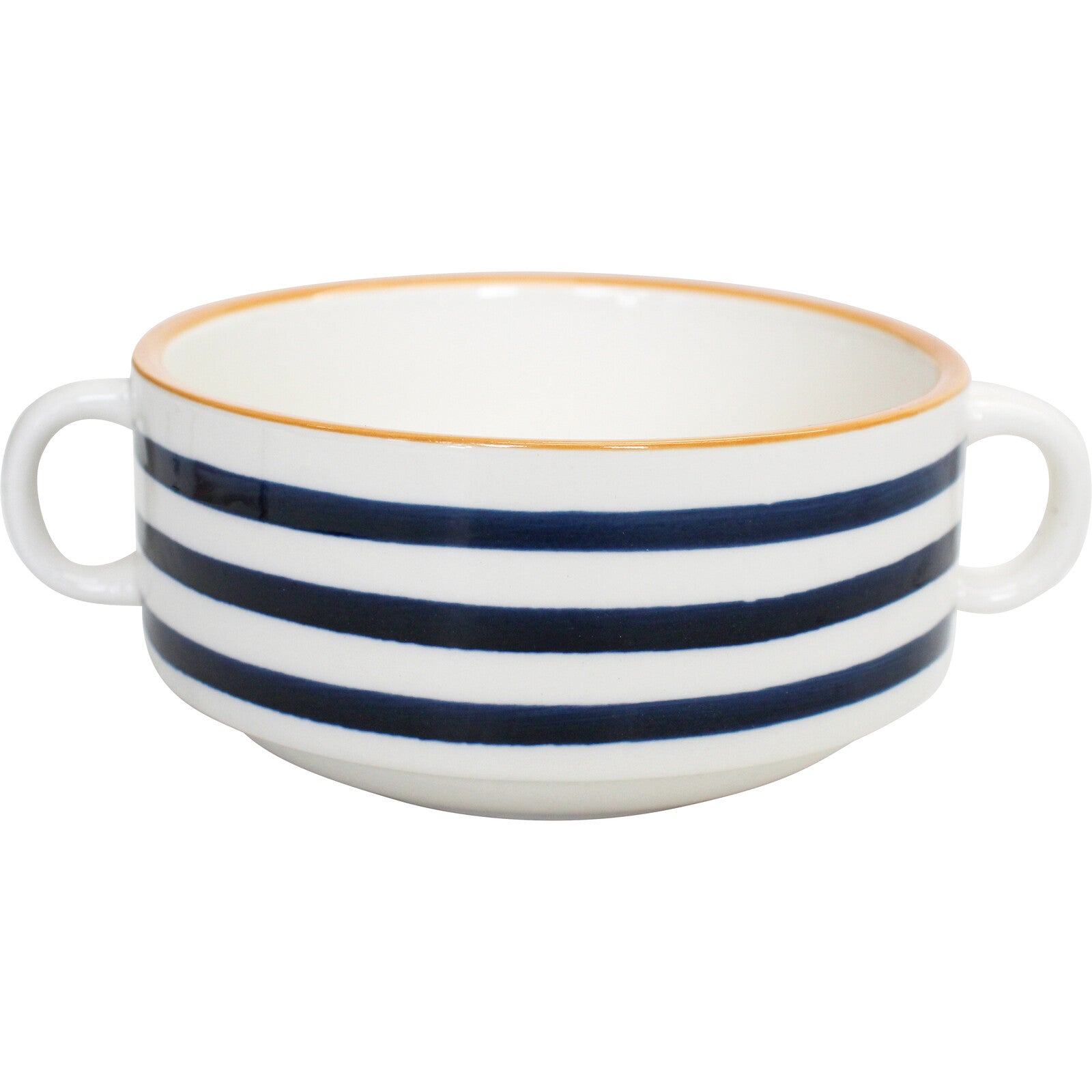 Striped Soup Mug