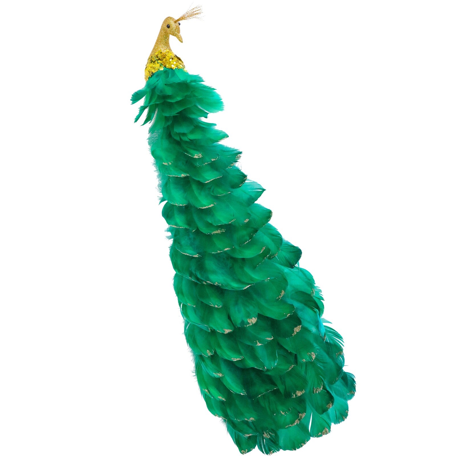 Christmas Peacock - Emerald