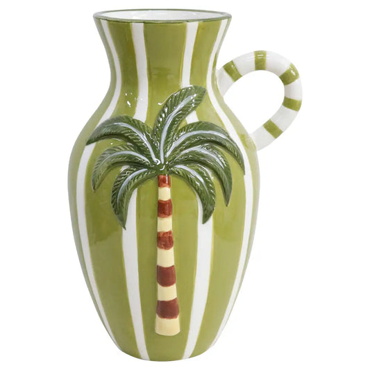 Vase Palm Stripe