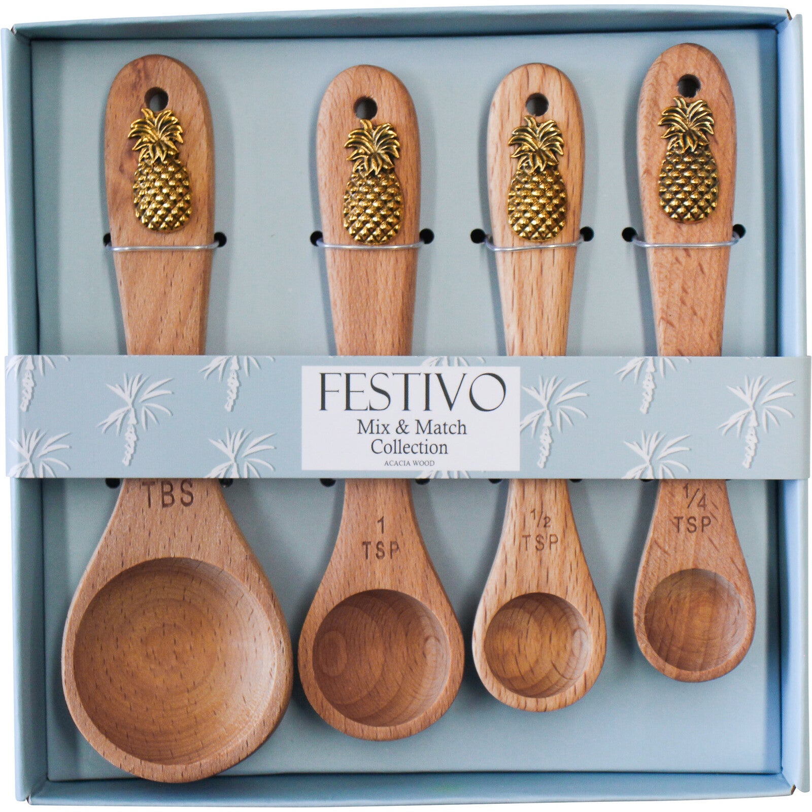 Wooden Measuring Spoon Set - Various