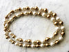 Vintage Beaded Pearl Flapper Necklace
