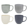 Dwell Set of 4 Mugs -Linen, Denim, Jade, Pebble