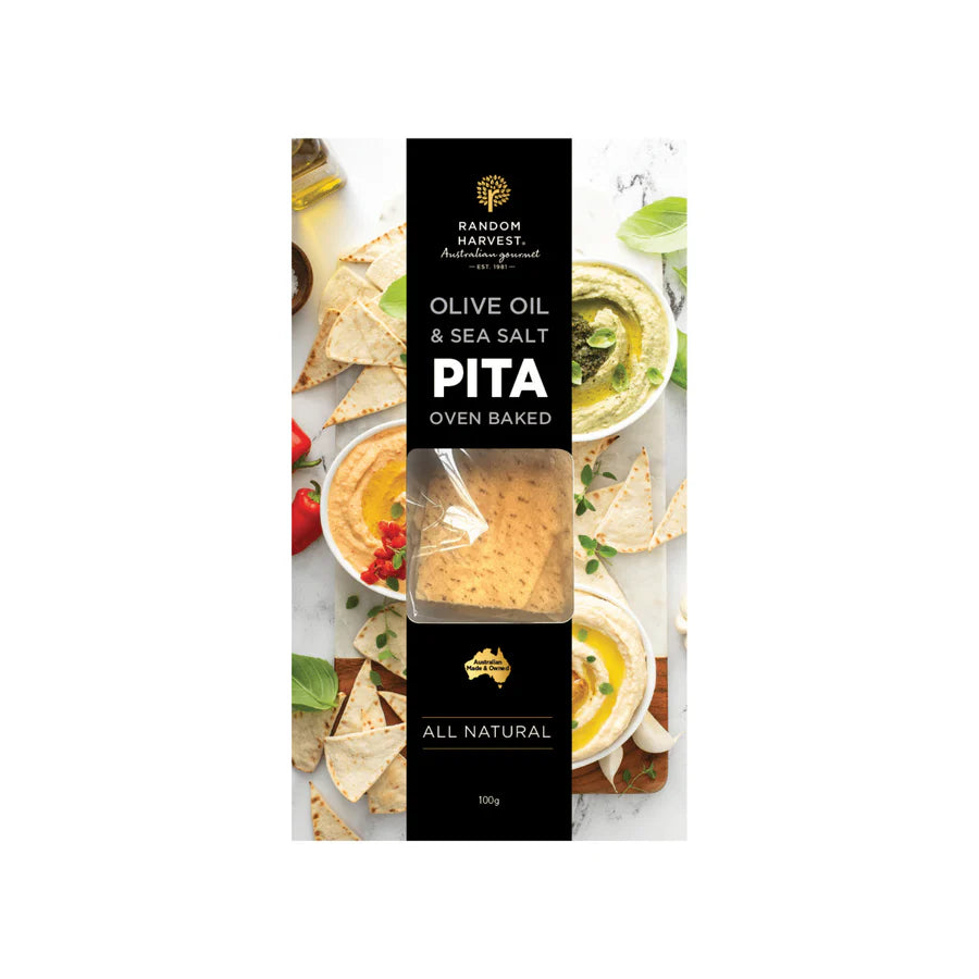 Olive Oil & Sea Salt Pita Bread