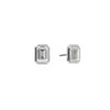 Baguette Cut Stud Earrings