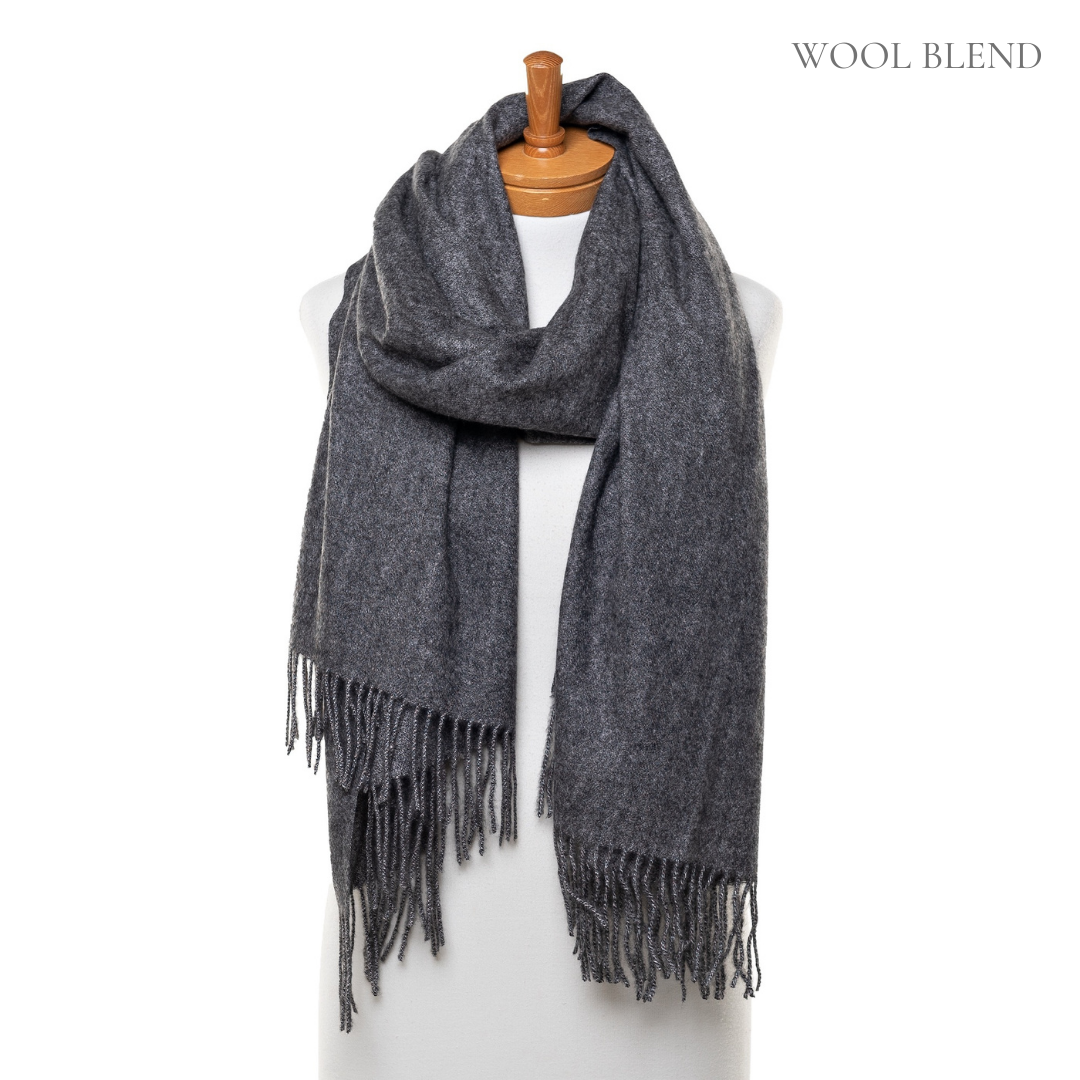 Luxe Plain Scarves - Various Colours