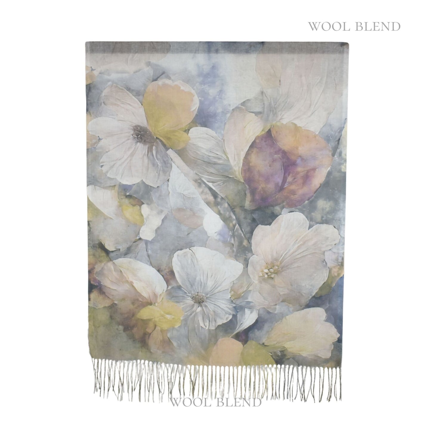 Gardenia Watercolour Scarf