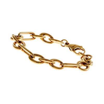 Gold Plated Stainless Steel link Bracelet