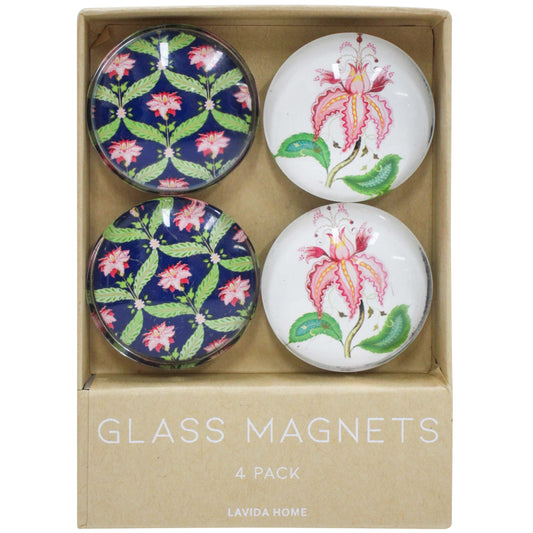 Glass Magnets Heavenly Flower