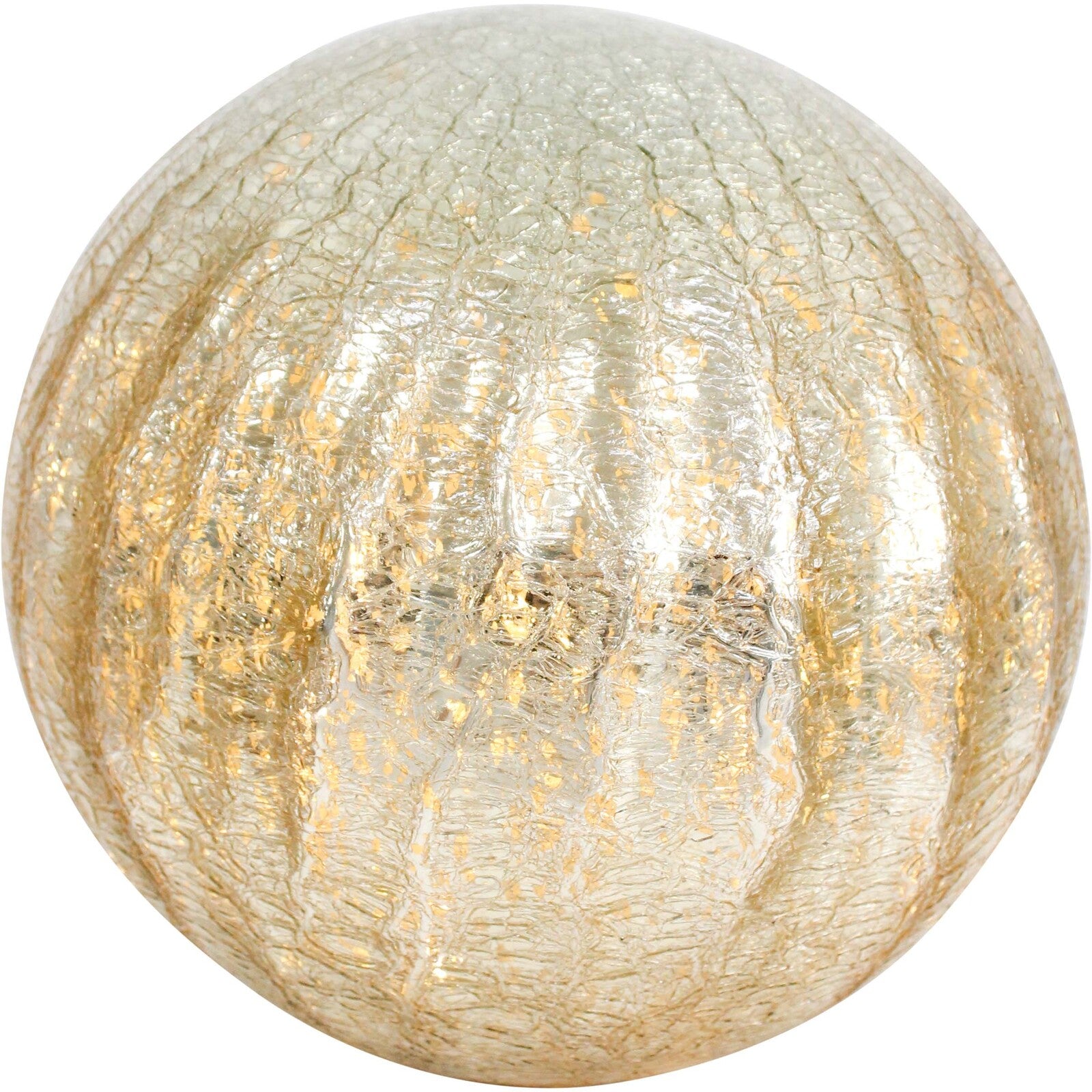 Glass Ball - Crackled Nougat