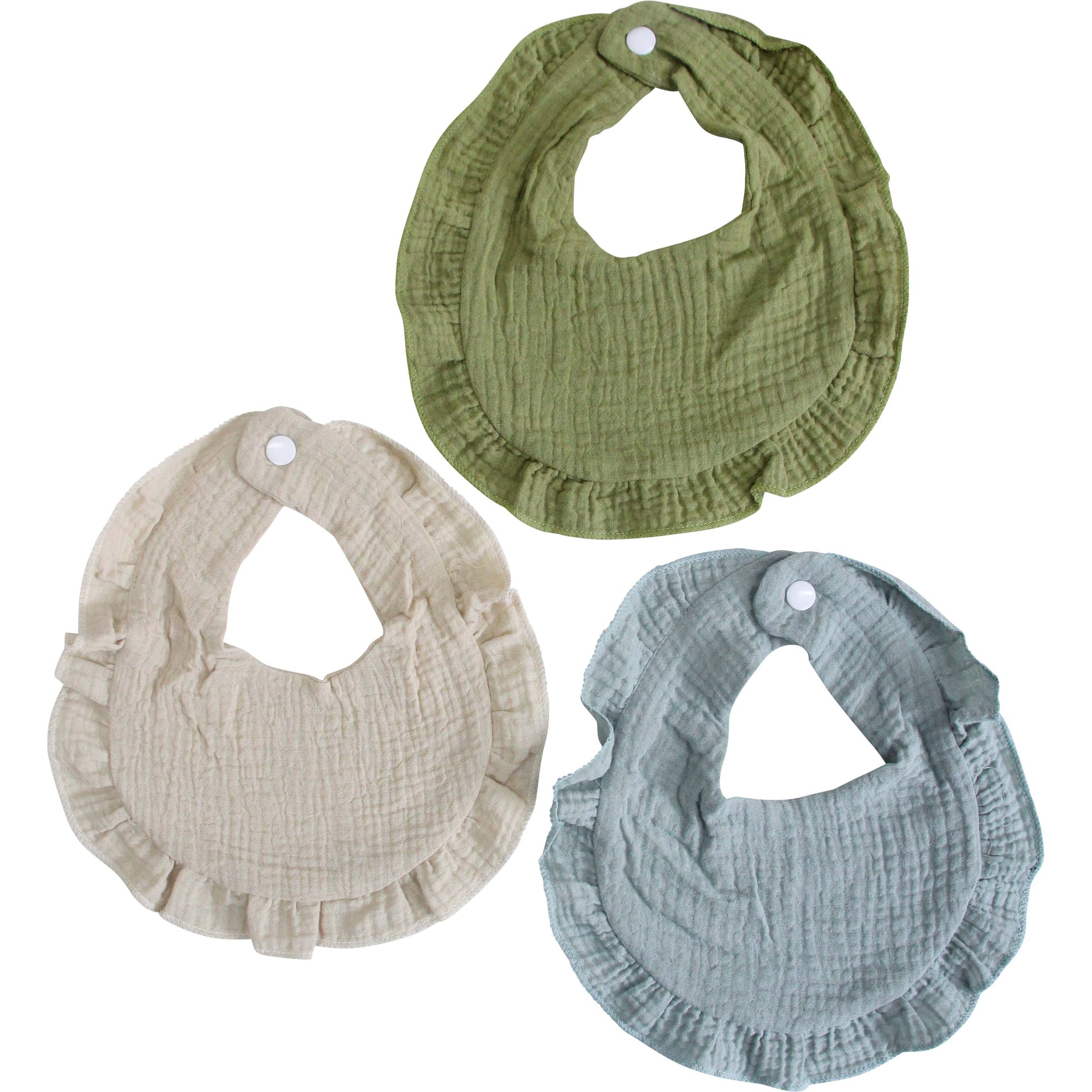 Cotton Bibs Set of 3