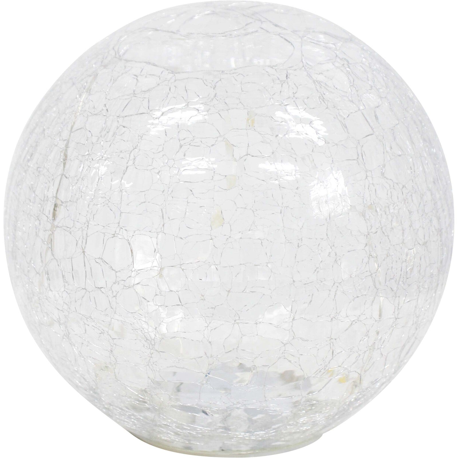 Glass Ball - Crackled Clear