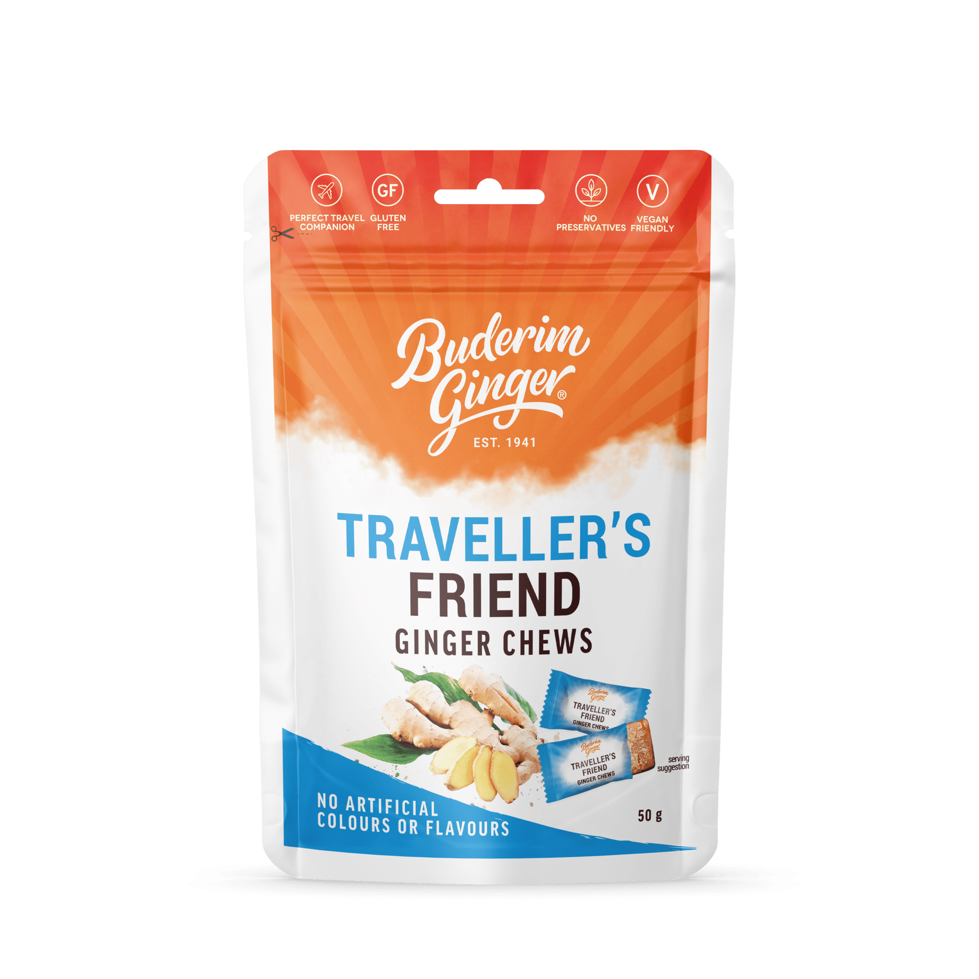 Buderim Ginger - Traveller's Friend 50g