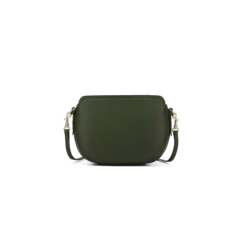 Paris Dark Olive Crossbody Bag