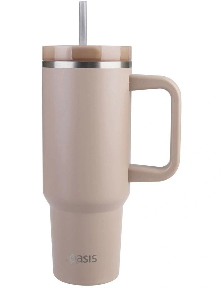 Stainless Steel Double Wall Insulated 'Commuter' Travel Tumbler 1.2L