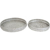 Aria Silver Tray Set of 2