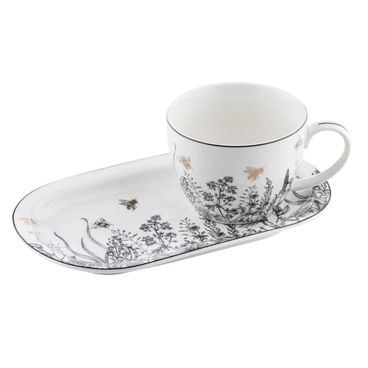 Queen Bee Mug & Plate Set