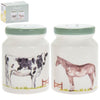 Country Life Salt &amp; Pepper Shakers