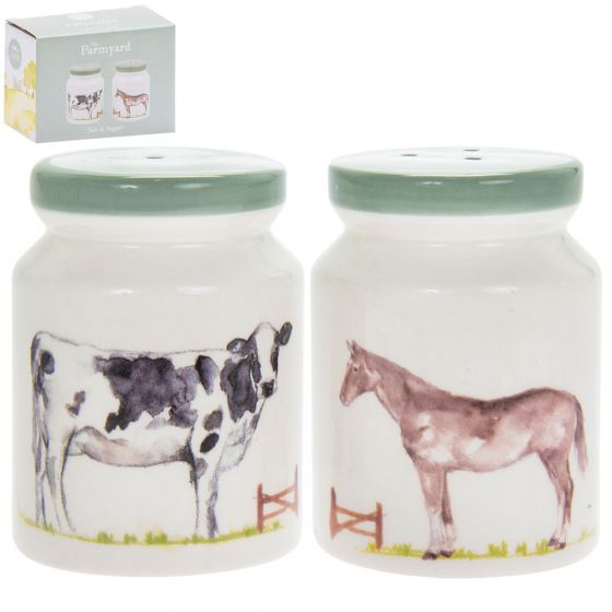 Country Life Salt & Pepper Shakers