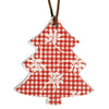 Hanging Tree Red Check Ornament