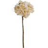 Faux Roasted Hydrangea Stem Ivory