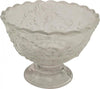 Baroque Scallop Glass Trinket Bowl