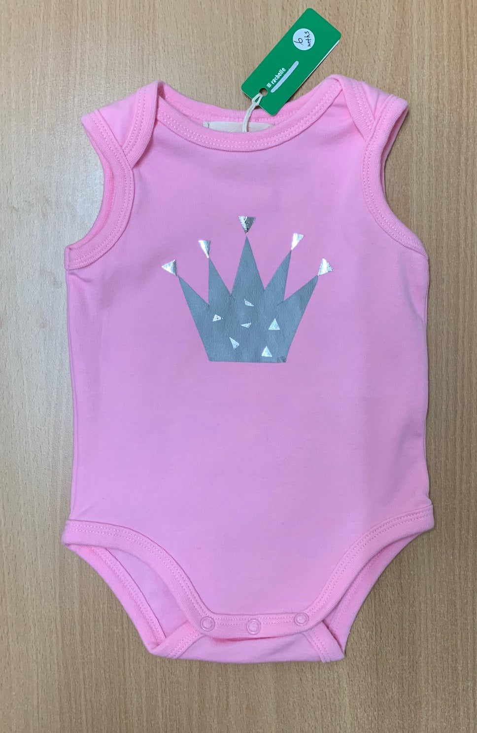 Pink Crown Onesie